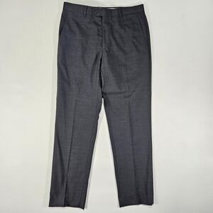 Santorelli men's Dress Pant Trousers Flat Front Wool Size 32x31